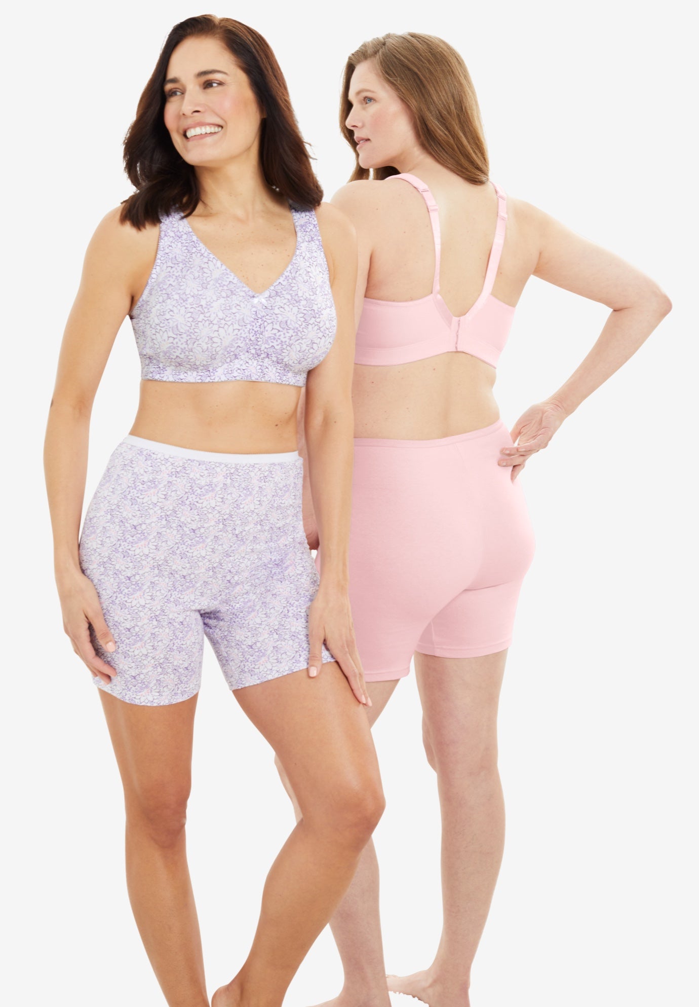 Comfort Choice&reg; 2-Pack Cotton Full Coverage Bra image number 1