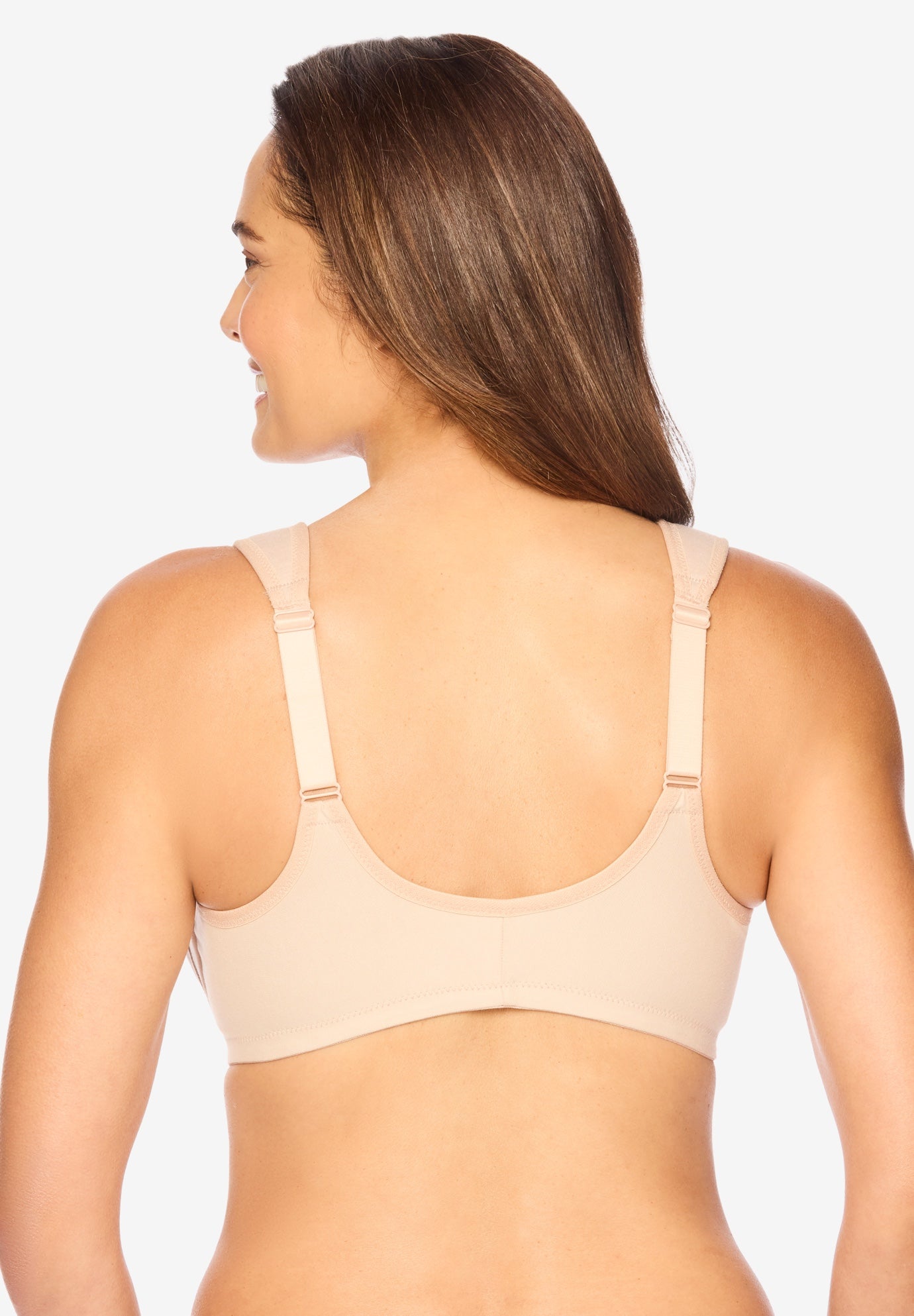 Glamorise&reg; Wonderwire&reg; Front-Close Cotton Underwire Bra 1241 image number 1