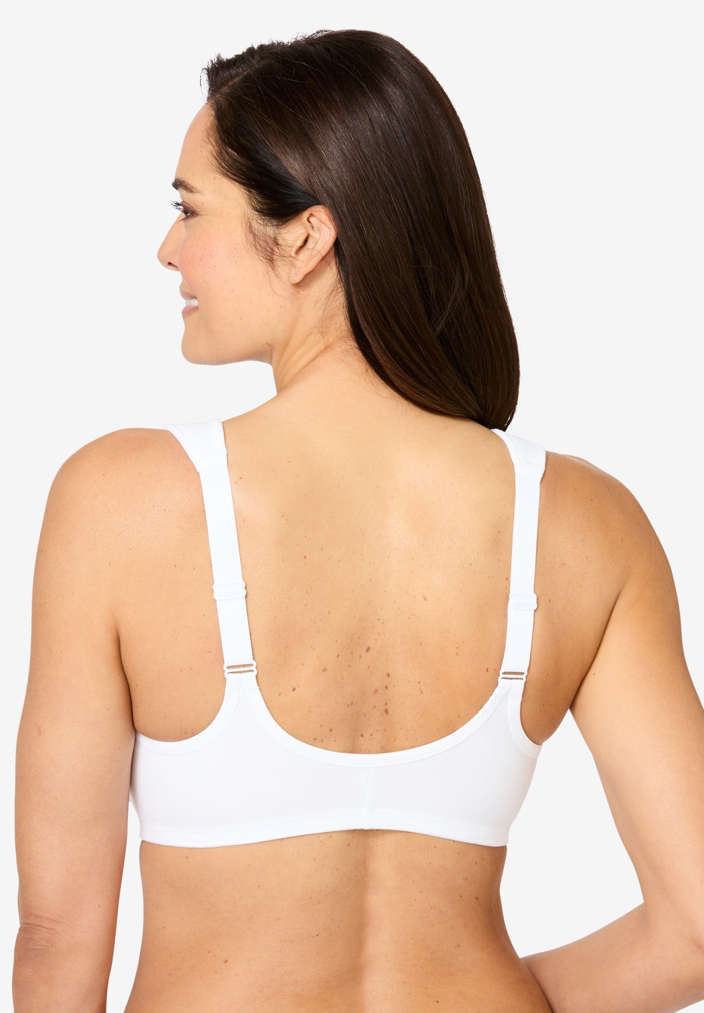 Glamorise® Wonderwire® Front-Close Cotton Underwire Bra 1241