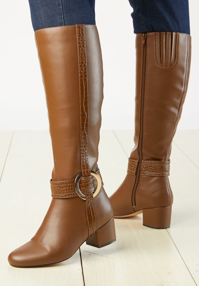 The Vale Tall Wide Calf Boot By Comfortview Swimsuits For All