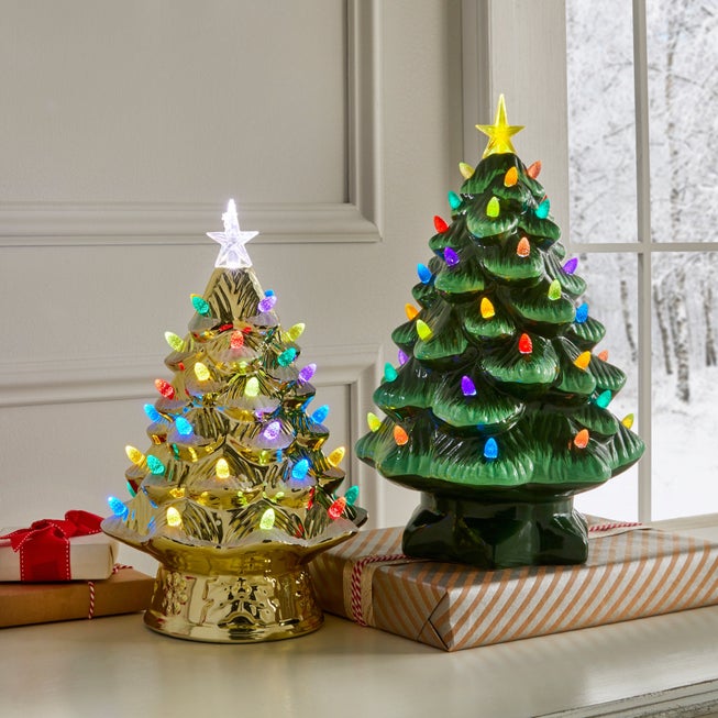 Mr. Christmas Pre-Lit Nostalgic Porcelain Christmas Tree image number null