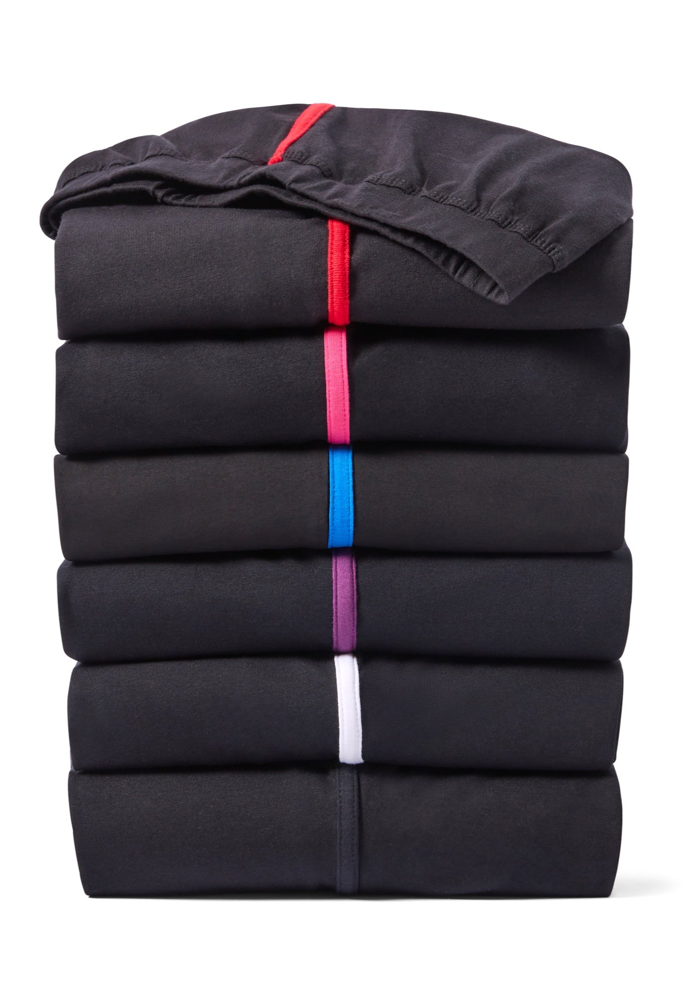 Stretch-Cotton Knit Pull-On Bootcut Side-Stripe Leggings image number 4