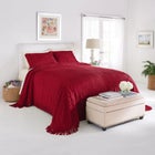 Chenille 100% Cotton Bedspread image number null