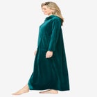 Dreams & Co® Hooded Velour Robe image number null