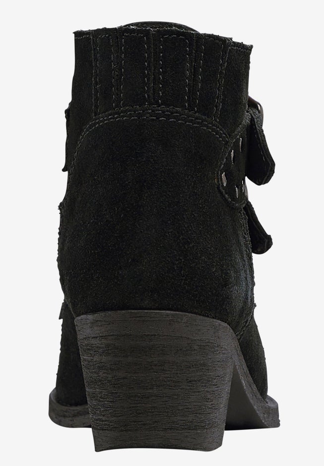Two Buckle Suede Bootie image number 1
