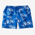 Hibiscus Print 8" Swim Trunks image number null