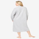 Only Necessities® Fleece Snap-Front Robe image number null