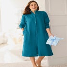 Only Necessities® Fleece Snap-Front Robe image number null