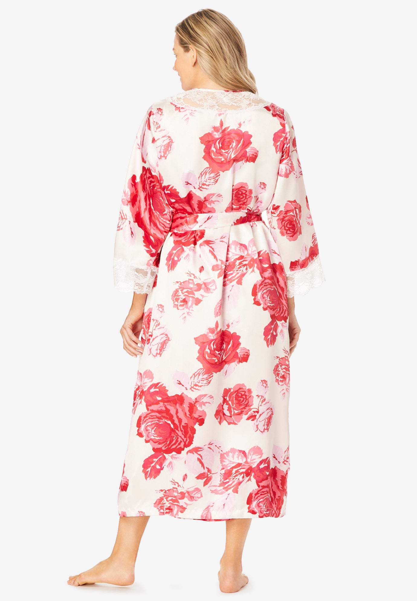 The Luxe Satin Long Peignoir Set image number 1