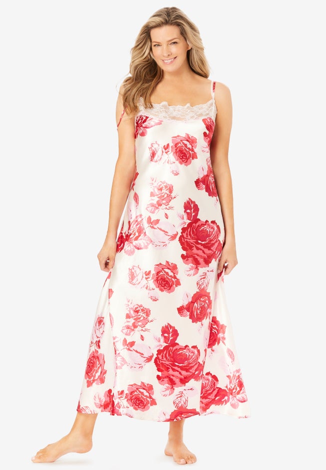 The Luxe Satin Long Peignoir Set image number 5