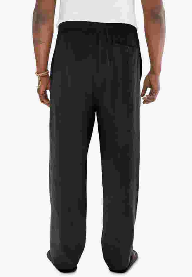Elastic Waist Gauze Cotton Pants image number 1