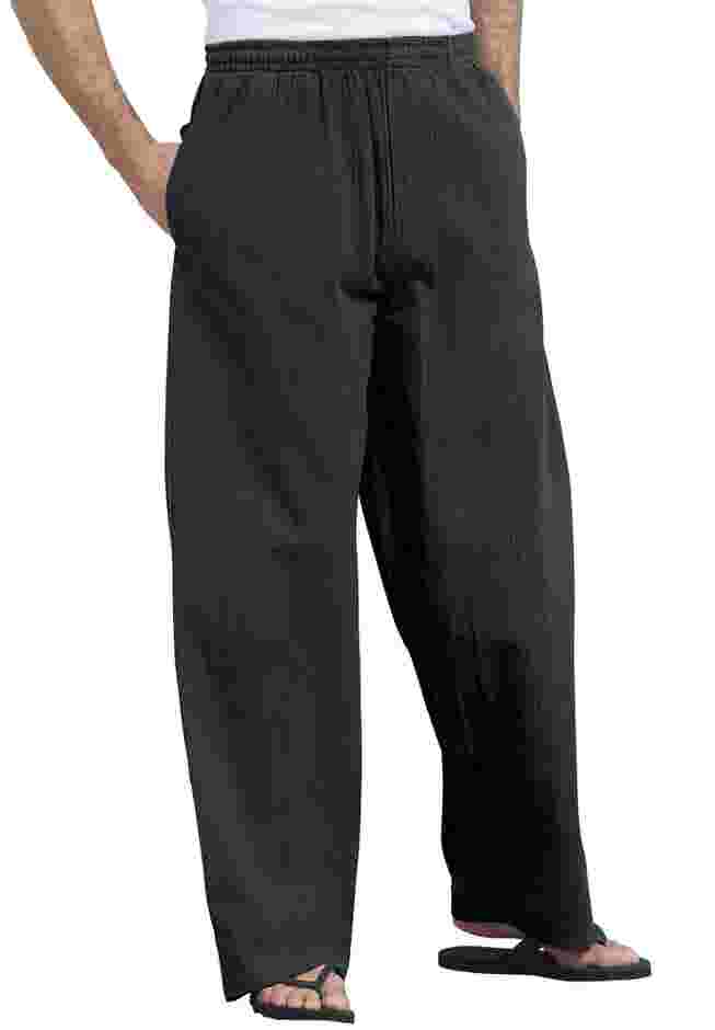 Elastic Waist Gauze Cotton Pants image number 0