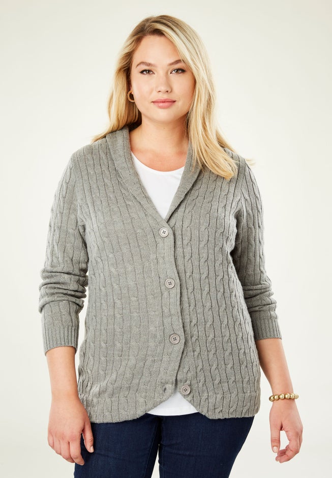 Cable Blazer Sweater image number 6