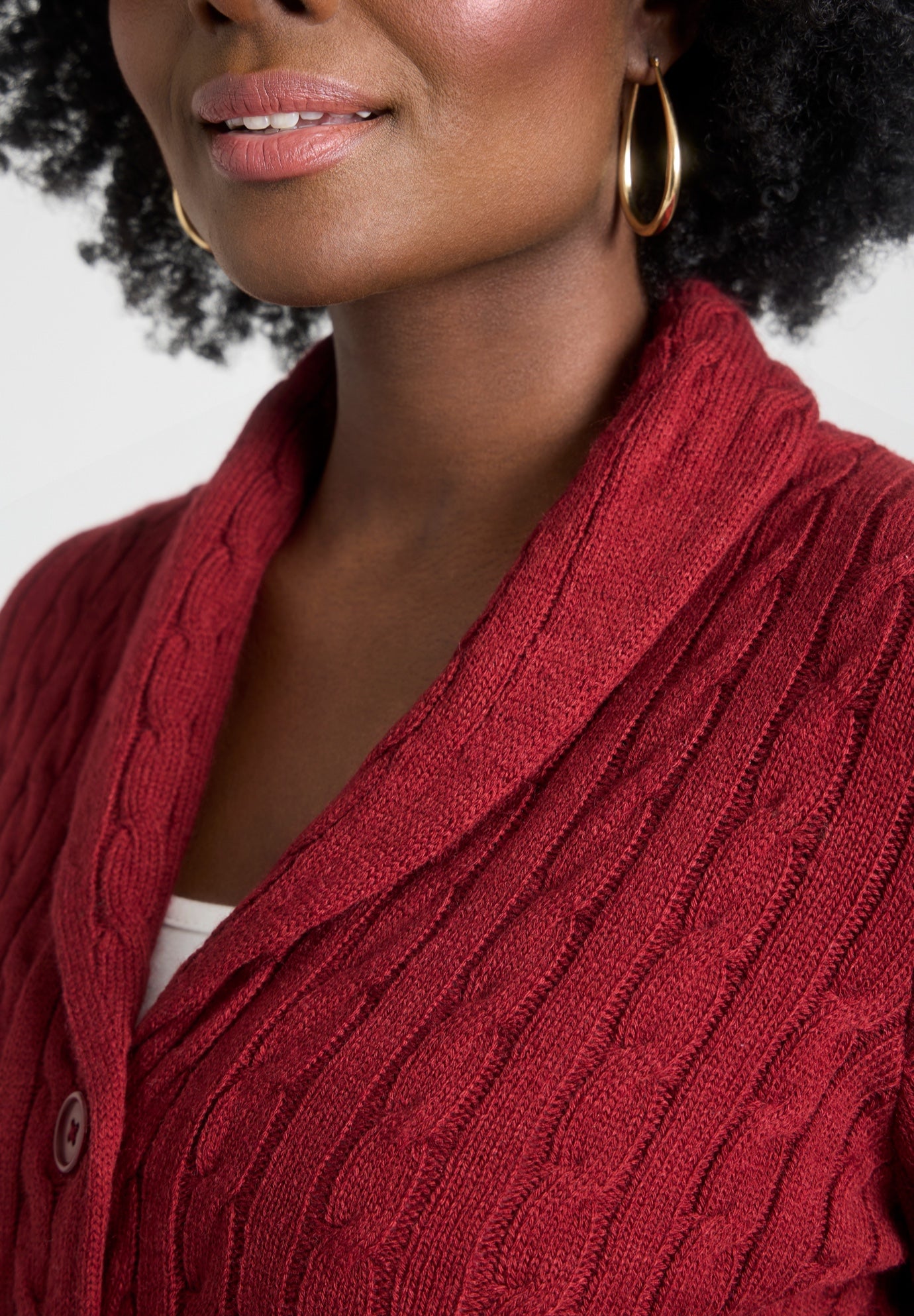 Cable Blazer Sweater image number 3