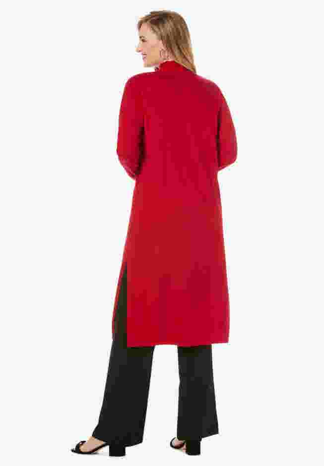 Cotton Cashmere Duster Sweater image number 1
