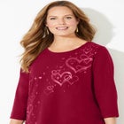 Glitter Graphic Tee image number null