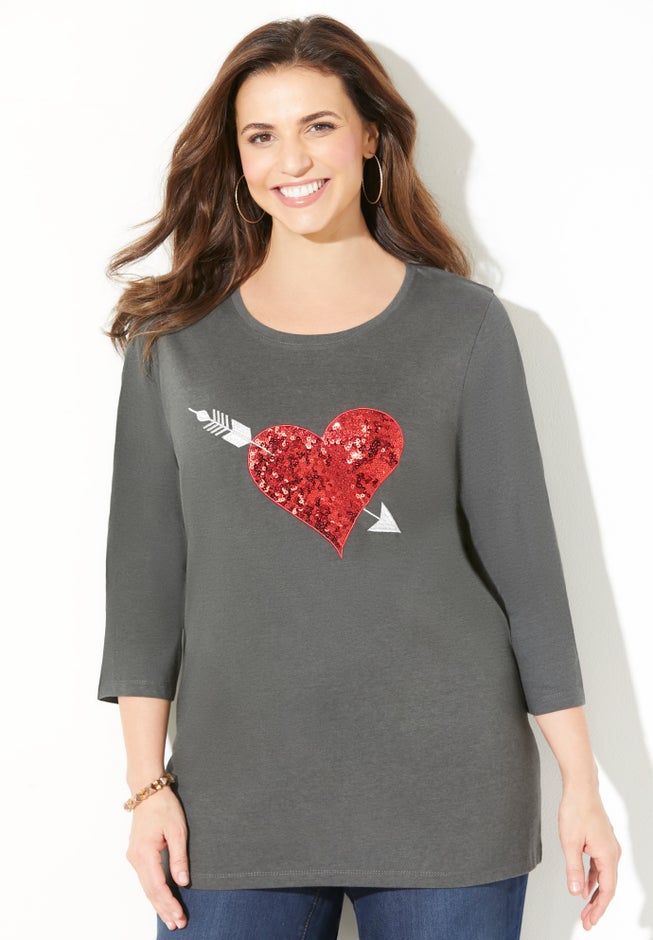 Glitter Graphic Tee image number 0