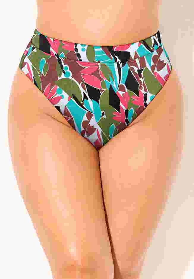 High Waist Cheeky Bikini Brief image number 3