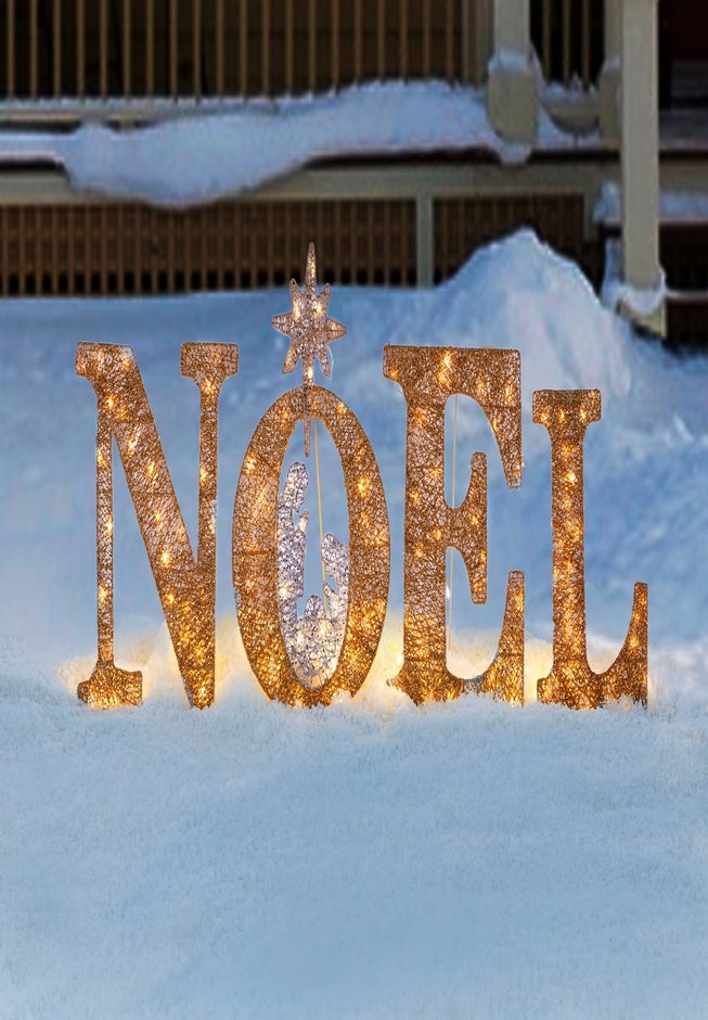 46" Pre-Lit Noel Sign image number 0