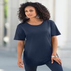 Plus Size Cotton Ultimate Crewneck Tee image number null
