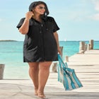 Alana Terry Cover Up Hoodie image number null