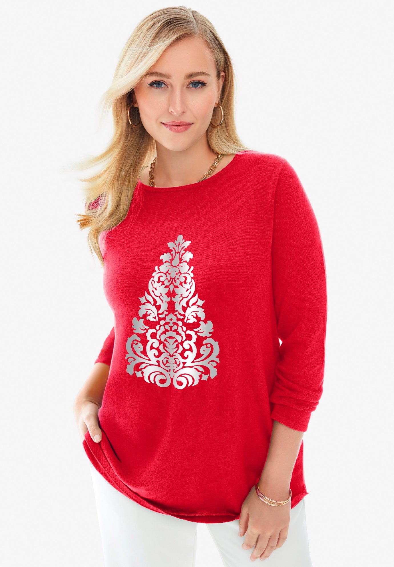Holiday Motif Pullover image number 0
