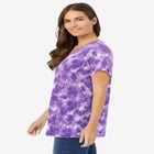 Perfect Printed Crewneck Tunic image number null