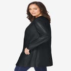 Three-Quarter Leather Jacket image number null