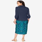 Roll Tab Jacket Dress image number null