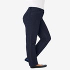 Stretch Built-in Slimming Panel Straight Leg Jeans image number null