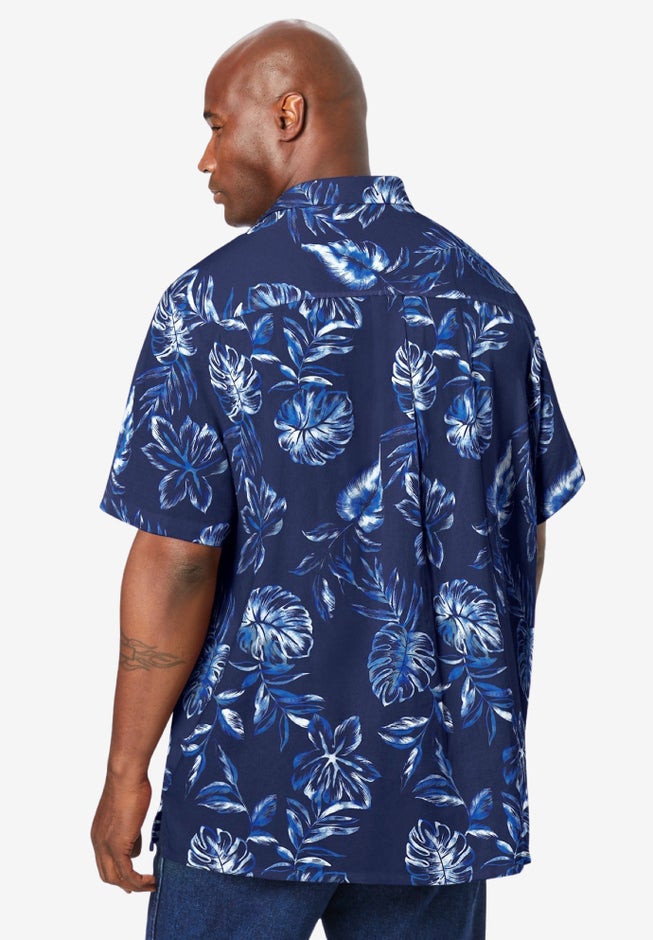 Short-Sleeve Linen Shirt image number 1