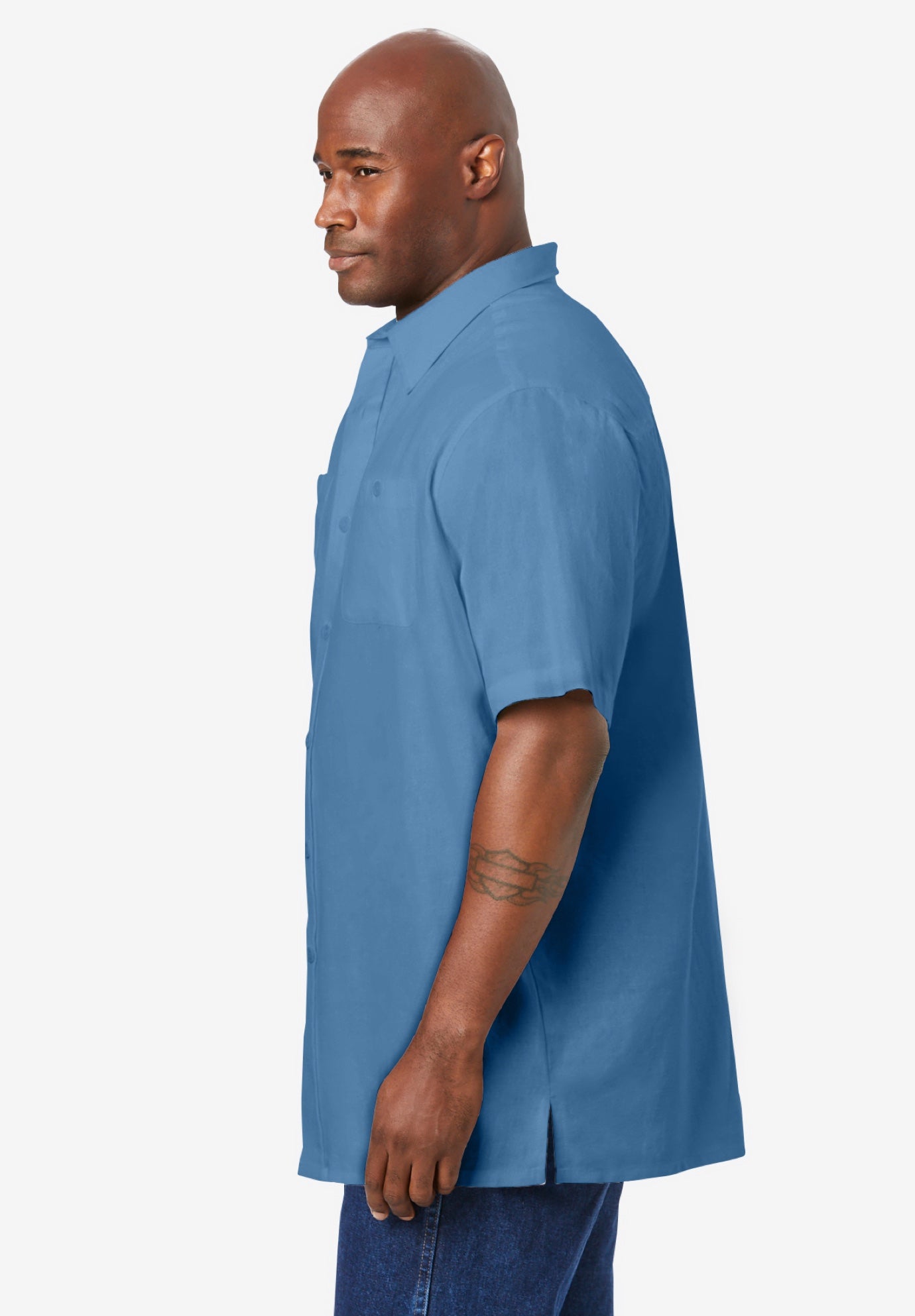 Short-Sleeve Linen Shirt image number 2