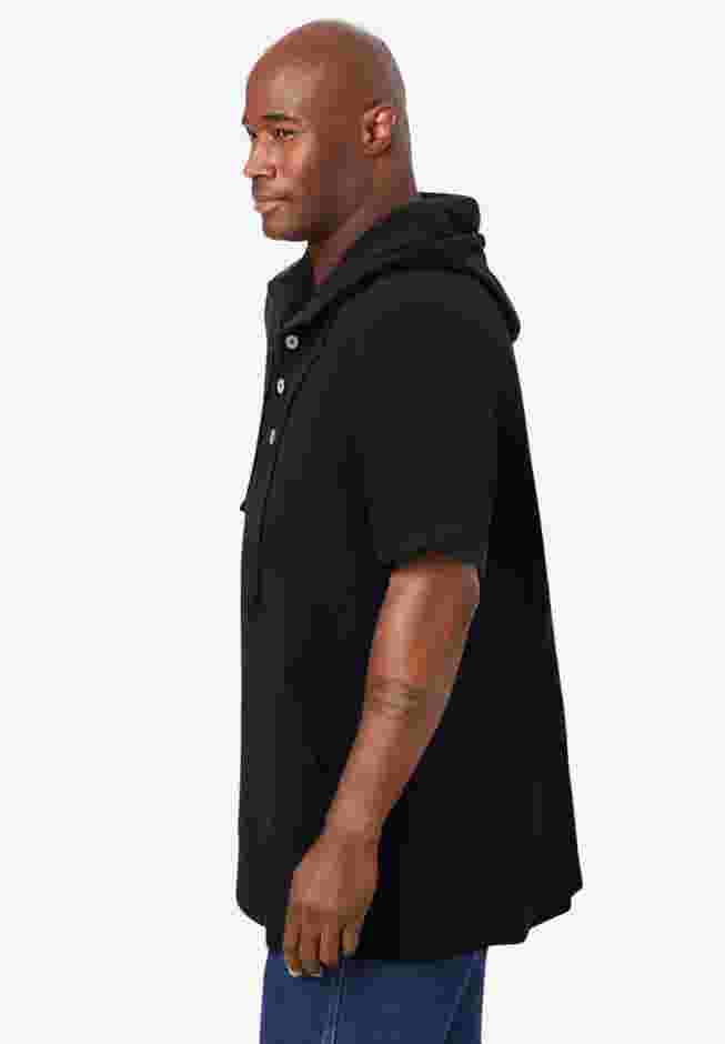 Gauze Short-Sleeve Hoodie image number 2