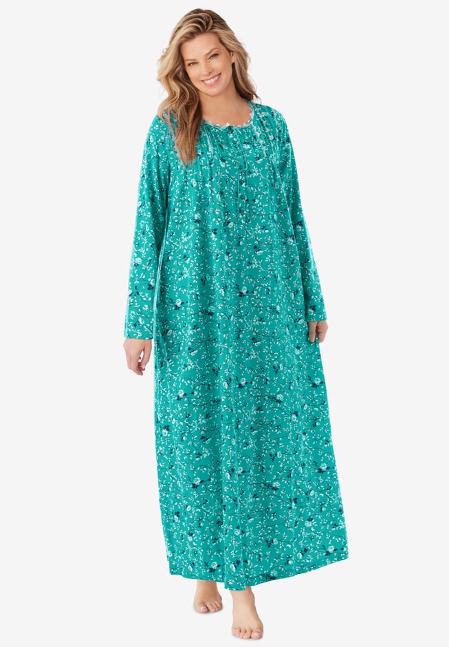 Floral Knit Gown  image number 0