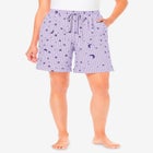 Print Pajama Shorts image number null