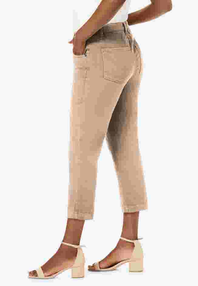 Classic Cotton Denim Capri image number 2