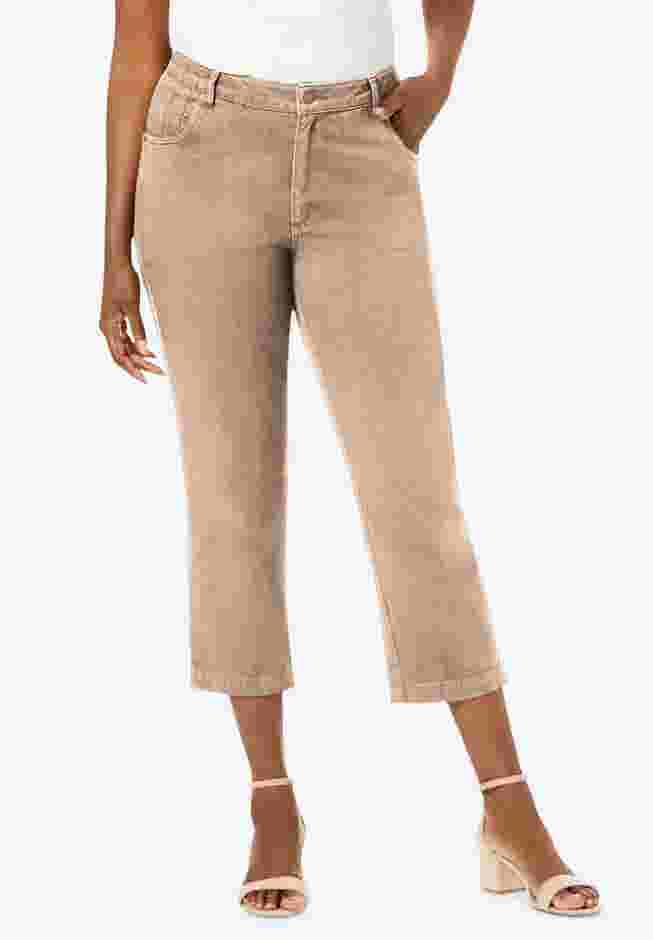 Classic Cotton Denim Capri image number 0
