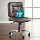 500 lbs. Weight Capacity Armless Office Chair image number null