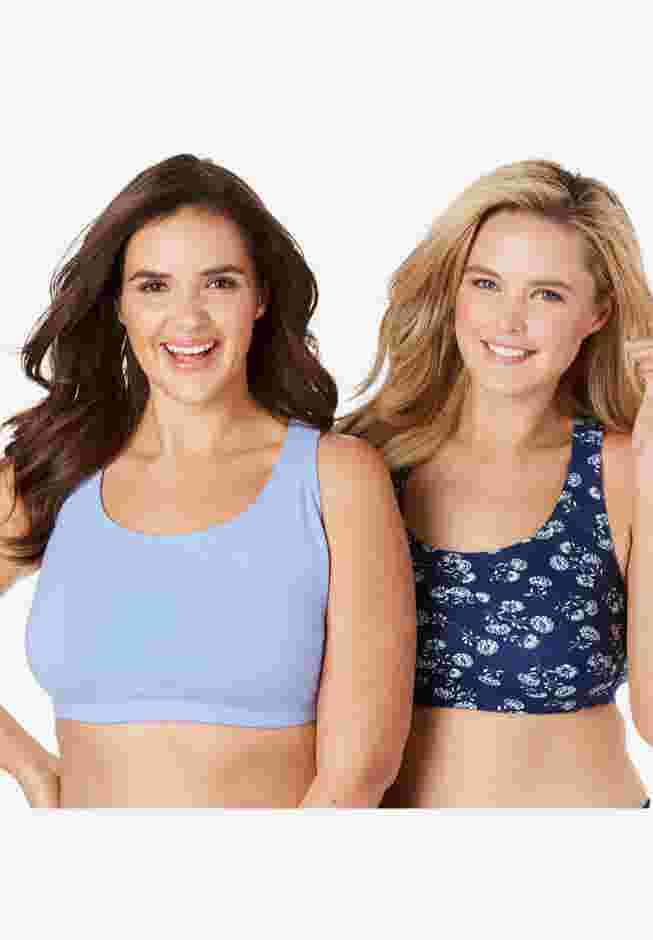 Wireless Sport Bra 2-Pack image number 0