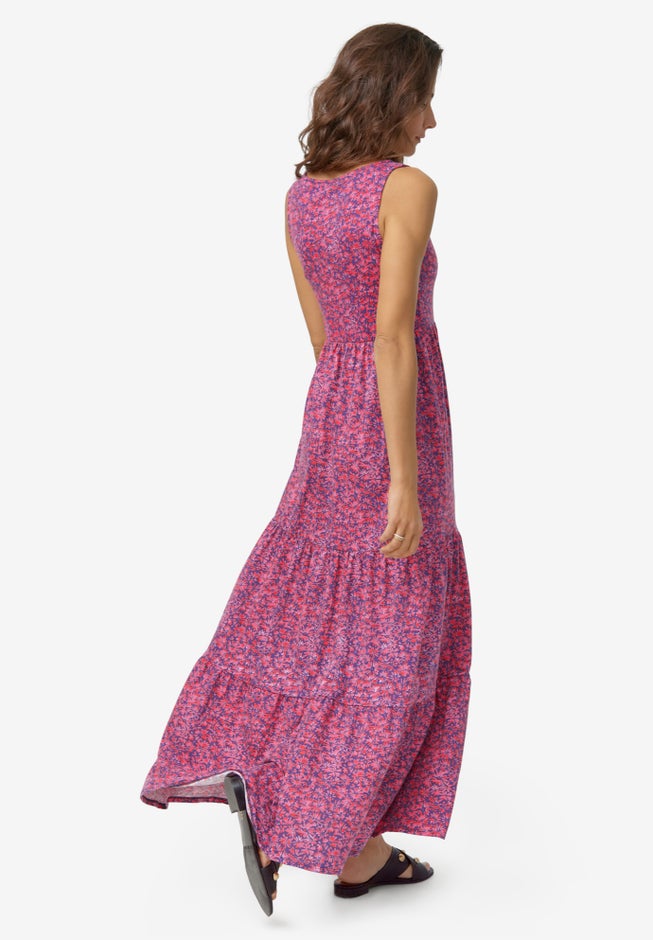 jersey knit maxi dresses Lanetta jersey-knit draped maxi dress (Final Sale-US Only), L / White