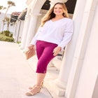 Everyday Capri with Sparkle Hem image number null