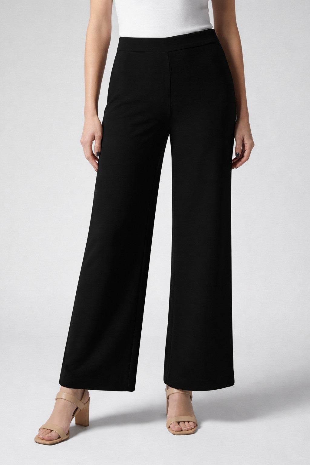 Stretch Knit Wide Leg Pant image number 0