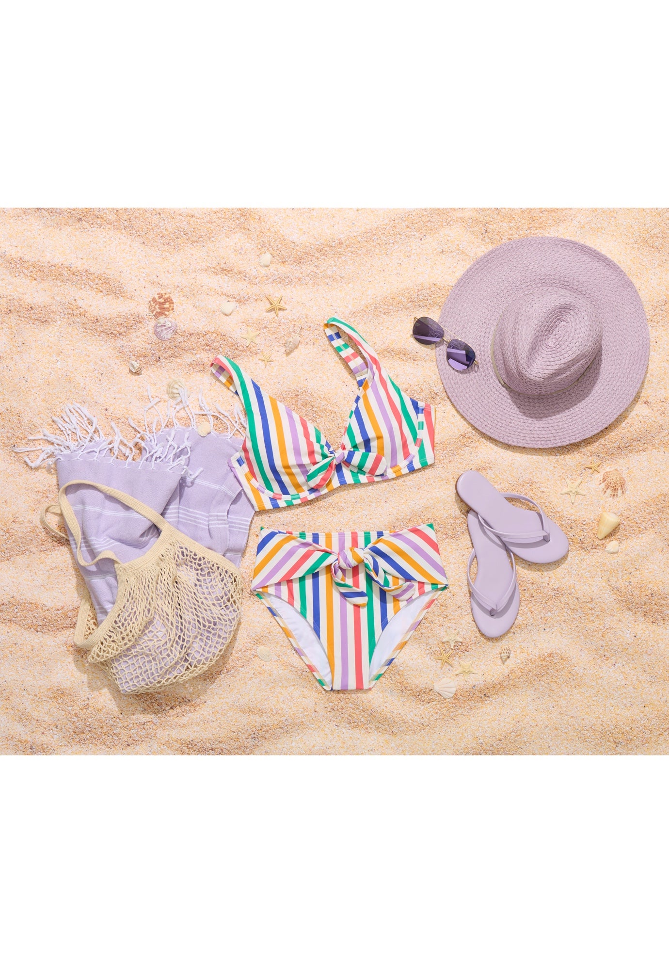 Cup Sized Tie Front Underwire Bikini Top image number 4