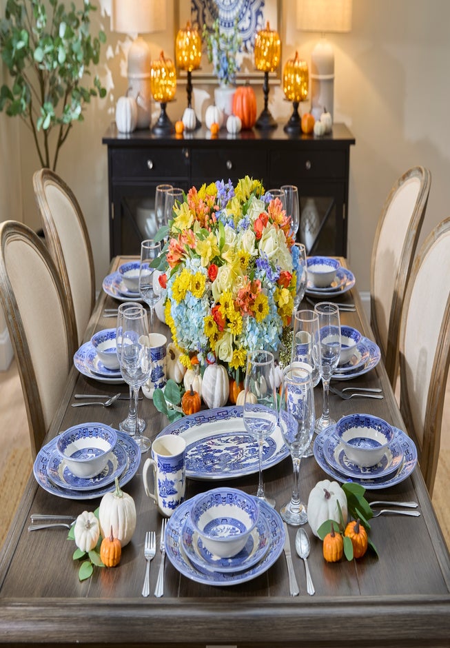 14&frac12;"H x 6"Diam Pre-Lit Mercury Glass Pumpkin on Metal Stand image number 2