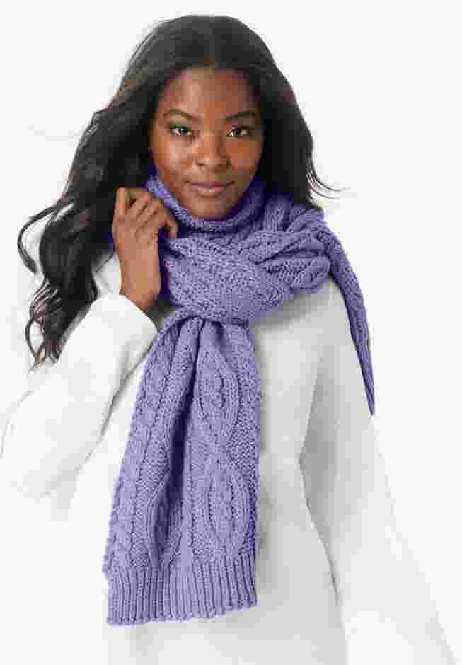 Cable Knit Scarf image number 0