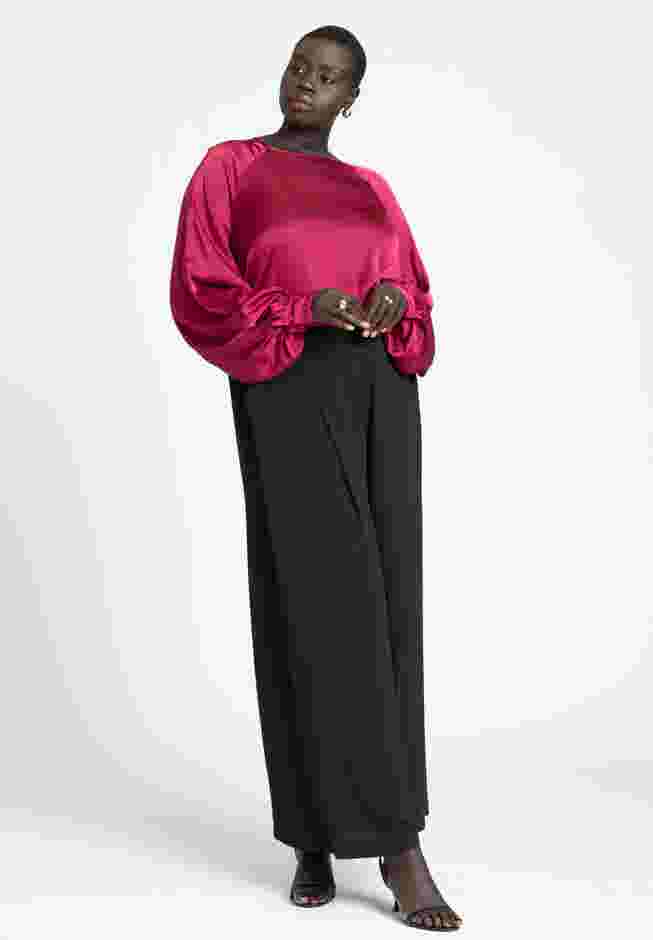 Poet Sleeve Blouse With Tie Back image number 3