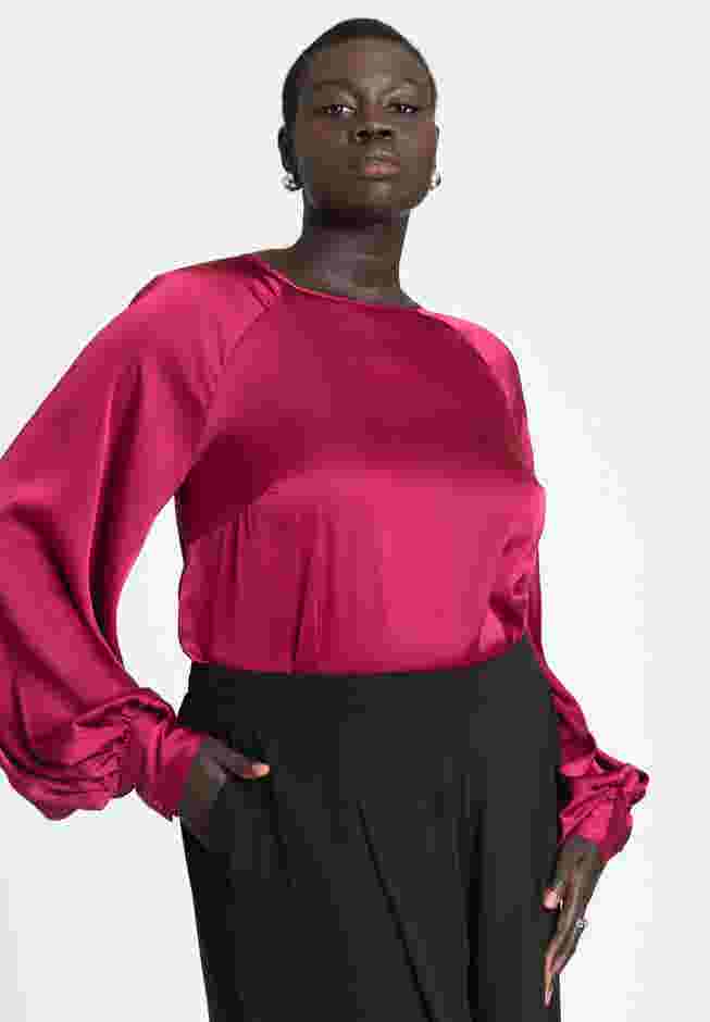 Poet Sleeve Blouse With Tie Back image number 0
