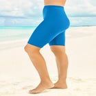 High-Waist Full-Coverage Swim Bike Short image number null