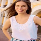 Beaded Tank Top image number null