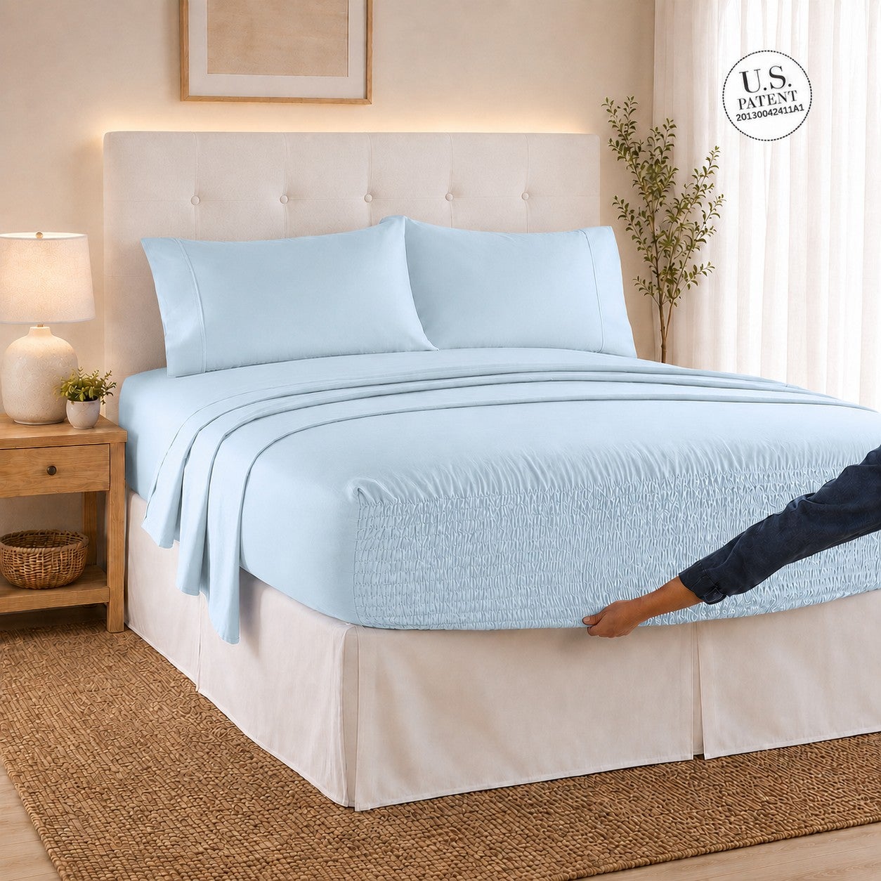Bed Tite&trade; Easy-Care Microfiber Sheet Set image number 5